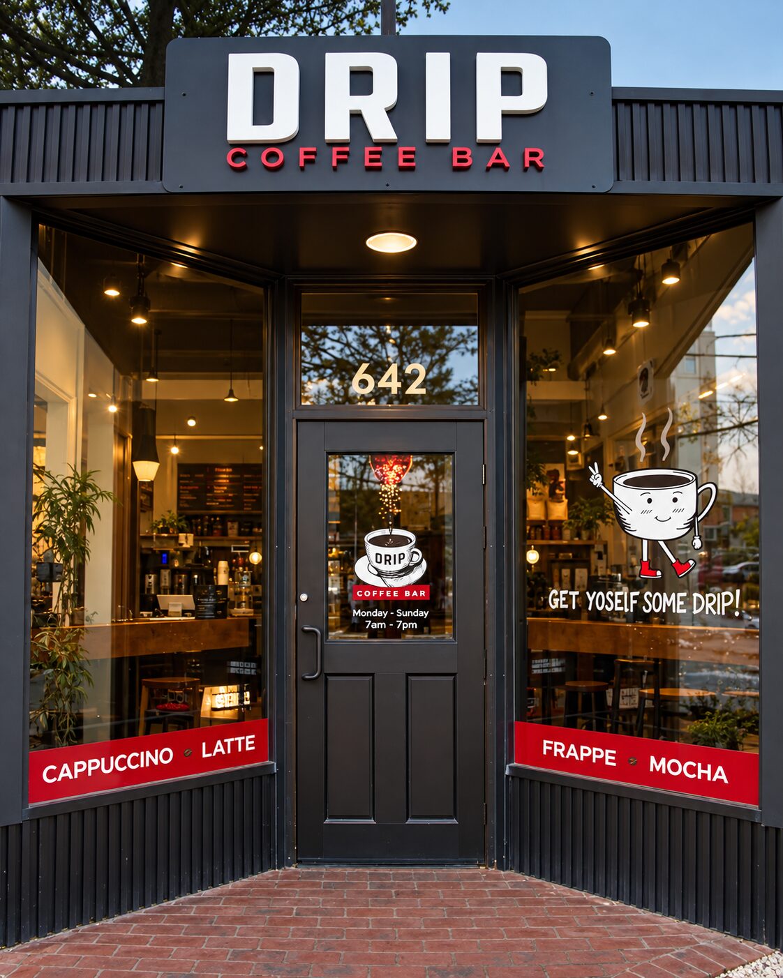 Drip Coffee Bar storefront on King Street